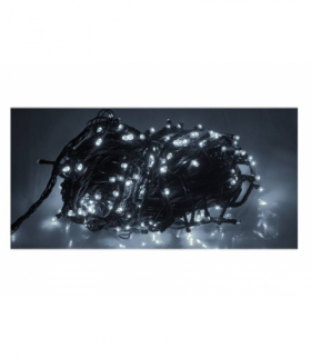 Lampki choinkowe 100 LED, światło zimne białe. LXAS106