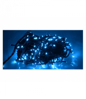 Lampki choinkowe 100 LED, niebieskie. LXAS107