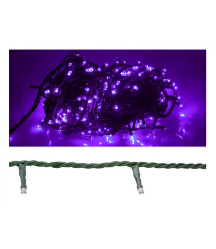 Lampki choinkowe 200LED, 20m, fioletowe , wewnętrzne, IP20, 230V. LXLED108