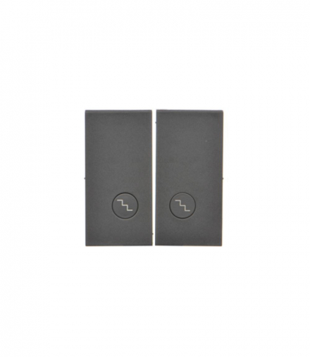 Klawisz podwójny do łączników i przycisków (klawisz) grafitowy mat Simon55 TKW6/2L2/116