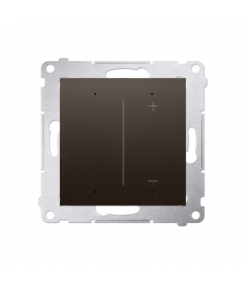 Ściemniacz do pasków LED-owych 12-24 V [Wi-Fi] 120 W (moduł) brąz mat metalizowany Simon54 DESW1W.01/46