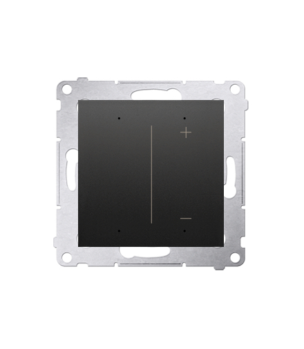 Ściemniacz do pasków LED-owych 12-24 V [Wi-Fi] 120 W (moduł) czarny mat Simon54 DESW1W.01/49