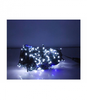 Lampki choinkowe 200LED FLASH zimny biały + flash zimny biały, IP20, 230V. LXLED03