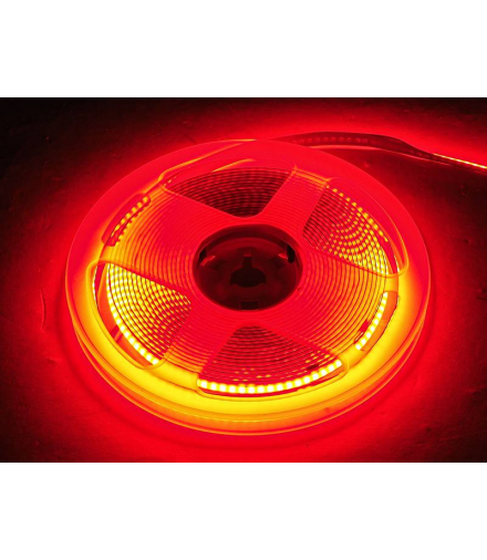 TAŚMA LED COB CZERWONA 5m, IP20 ,60W ,12W/m LXL10R