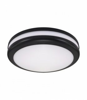 Plafoniera hermetyczna BIRMA 2xE27 BLACK czarny Struhm 04562