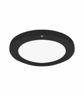 Plafoniera z czujnikiem ruchu OLGIERD LED C MVS 18W BLACK CCT czarny Struhm 04553