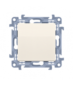 Przycisk pojedynczy zwierny bez piktogramu, 10AX, kremowy Simon 10 CP1C.01/41