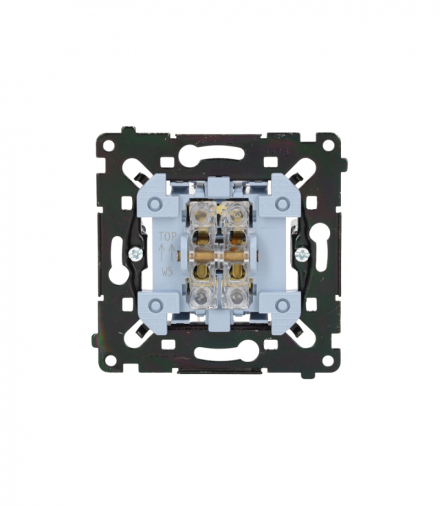 Łącznik świecznikowy, (mechanizm), 10AX, czarny Simon 55 SW5MR