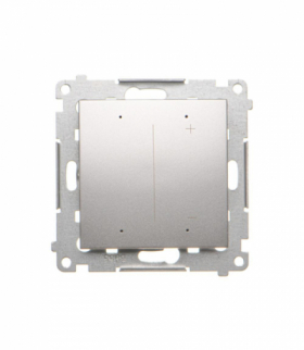Ściemniacz do żarówek LED-owych 230 V [Wi-Fi], 2-200 W, 230V, (moduł), srebrny mat, metalizowany Simon 54 GO DESL1W.01/43