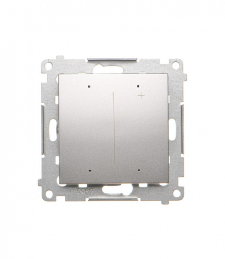 Ściemniacz do żarówek LED-owych 230 V [Wi-Fi], 2-200 W, 230V, (moduł), srebrny mat, metalizowany Simon 54 GO DESL1W.01/43