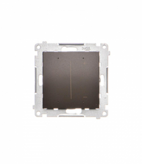 Ściemniacz do żarówek LED-owych 230 V [Wi-Fi], 2-200 W, 230V, (moduł), brąz mat, metalizowany Simon 54 GO DESL1W.01/46