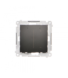 Ściemniacz do żarówek LED-owych 230 V [Wi-Fi], 2-200 W, 230V, (moduł), antracyt, metalizowany Simon 54 GO DESL1W.01/48