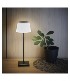 Lampa biurkowa, bezprzewodowa LED KATIE, ładowalna, z akumulatorem, czarna EMOS 