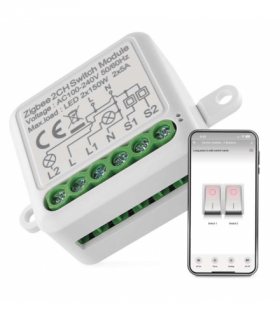 GoSmart Moduł włączeniowy IP-2102SZ, ZigBee, 2-kanałowy EMOS H5102