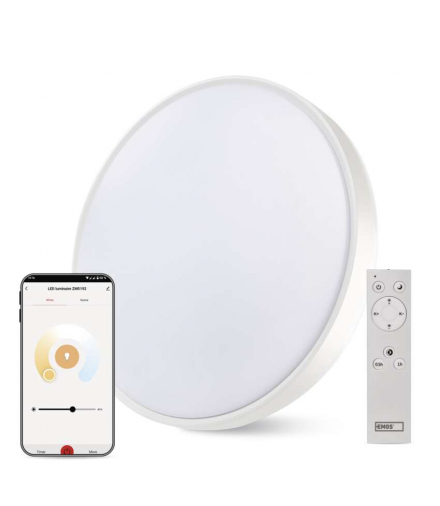 GoSmart Oprawa LED natynkowa, okrągła, 45W, RGB, ściemnialna, WiFi EMOS ZM5192 Tuya