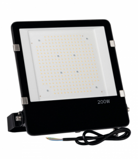 Naświetlacz LED FL AGOR PRO 200W neutralny 4000K NW czarny Kanlux 38422