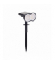 Lampa solarna LED DUAL LED 0,8W zimna 6500K CW czarny Struhm 04508