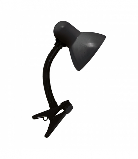Lampka biurkowa z klipsem TOLA E27 BLACK CLIP czarna Struhm 04498
