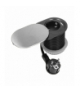 Gniazdo meblowe Ø6cm, wpuszczane w blat z przesuwną pokrywką, ładowarką USB i przewodem 1,9m, 1x2P+Z (Schuko), 1xUSB (typ A+C PD20W), srebrne Orno OR-GM-9042(GS)/G