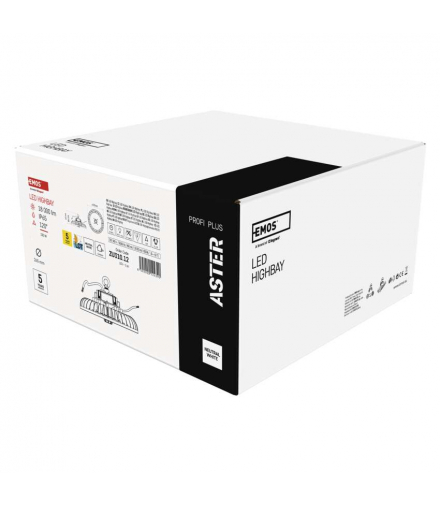 Oprawa przemysłowa LED HIGHBAY ASTER 100W, 120° EMOS ZU310.12