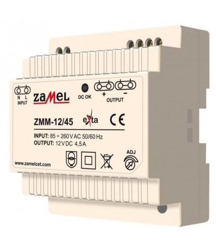 ZASILACZ IMPULSOWY ZMM-12/45
