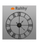 Zegar ścienny retro - czarny RUHHY 00011434