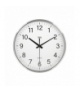 Zegar ścienny 30 cm srebrny Teesa LEC-TSA0036