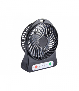 Wentylator biurkowy 10cm usb+akumulator czarny Blow 44-501