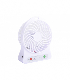 Wentylator biurkowy 10cm usb+akumulator biały Blow 44-502