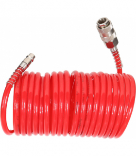 Wąż spiralny pu 10m, 5x8mm, 10bar, szybko-złączki proline Proline 66351