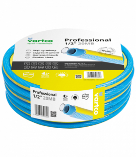 Wąż ogrodowy Vartco Professional 1/2" 20m Agaplast CEN-77366
