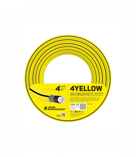 Wąż ogrodowy Cellfast 4YELLOW 1/2" 50m CELLFAST CEN-81946