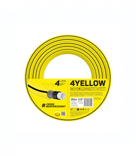 Wąż ogrodowy Cellfast 4YELLOW 1/2" 20m CELLFAST CEN-81943