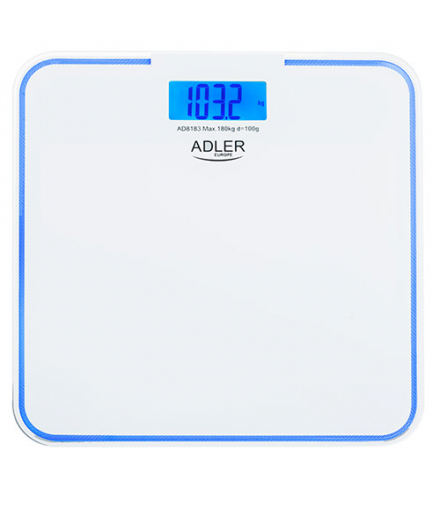 Waga łazienkowa - 180kg - z podświetleniem krawędzi ADLER AD 8183
