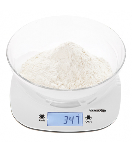 Waga kuchenna z misą MESKO MS 3179 white