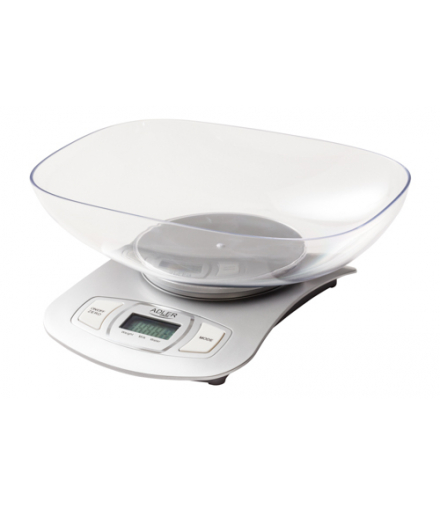 Waga kuchenna z misą ADLER AD 3137 silver