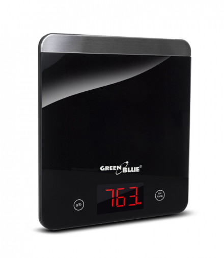 Waga kuchenna cyfrowa LED czarna GB171 min 1g max 5000g GreenBlue CEN-53517