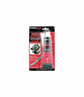 Uszczelniacz silikonowy (misy olejowe, korpusy, pokrywy zaworów) od -60 do 300 st. C, Czerwony 85g (red silicone) Profix 42040