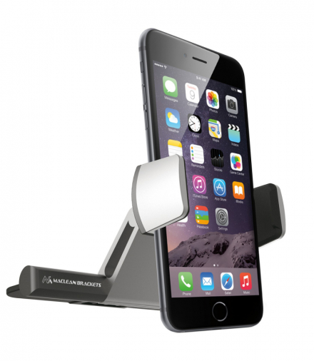 Uchwyt telefonu do montowania w slocie CD , Comfort Series, aluminium + ABS, MC-782 Maclean CEN-53363