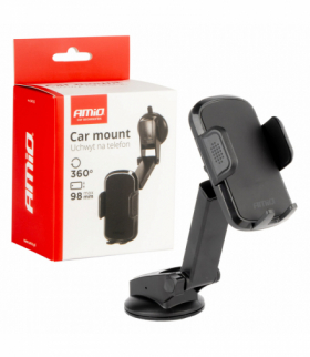 Uchwyt do samochodu na telefon szybę kokpit regulowany amio-04135 AMiO AMI-04135