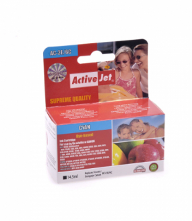 TUSZ ActiveJet do drukarki Canon (CI-3e/6C) cyjan Activejet LEC-ACJ-AC-3E/6C