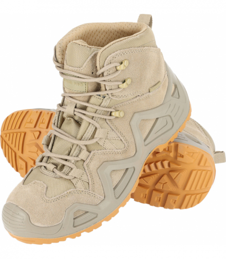 Trzewiki zamsz/oxford beżowe, "40", Lahti Pro L3012540