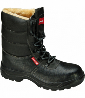 Trzewiki ocieplane wys. skórzane czarne,s3 src,"43",ce,Lahti Pro L3030243