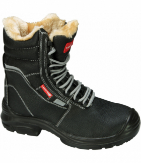 Trzewiki ocieplane wys. skórzane czarne,s3 src,"41",ce,Lahti Pro L3030141