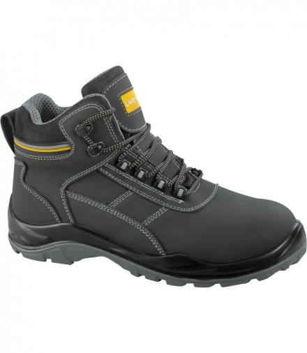 Trzewiki nubukowe czarno-żółte, s3 src, "39", ce, Lahti Pro L3011339