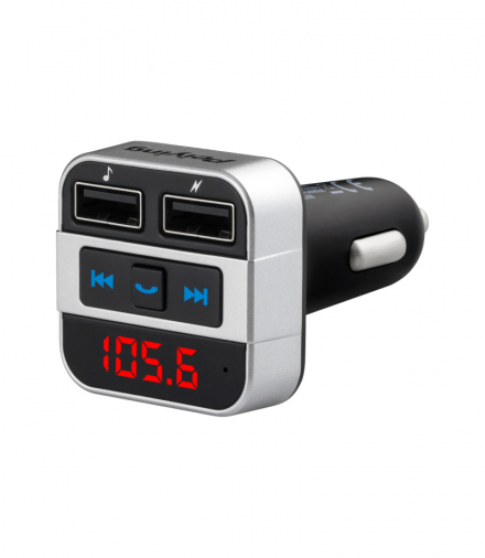 Transmiter samochodowy z funkcją bluetooth (2x USB) Peiying LEC-URZ0468