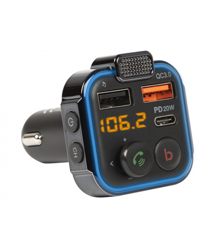 Transmiter fm blow bluetooth5.1+qc3.0 +pd 20w Blow 74-166