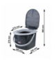 Toaleta turystyczna wiadro 15,5l BranQ CEN-47910
