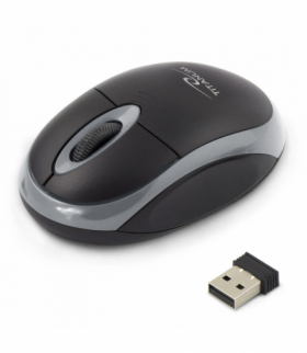 TM116E Mysz bezprzewodowa 2.4GHz 3D optyczna USB Vulture czarno-szara Titanum ESP-TM116E