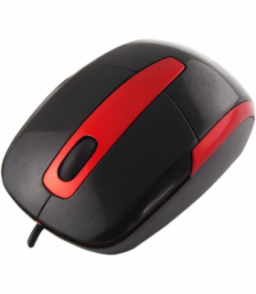 TM108K Mysz przewodowa 3D optyczna USB Barracuda czarna Titanum ESP-TM108K